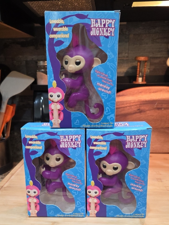 happy monkey Other - 🐒Wearable Purple Monkey Toy by🐒